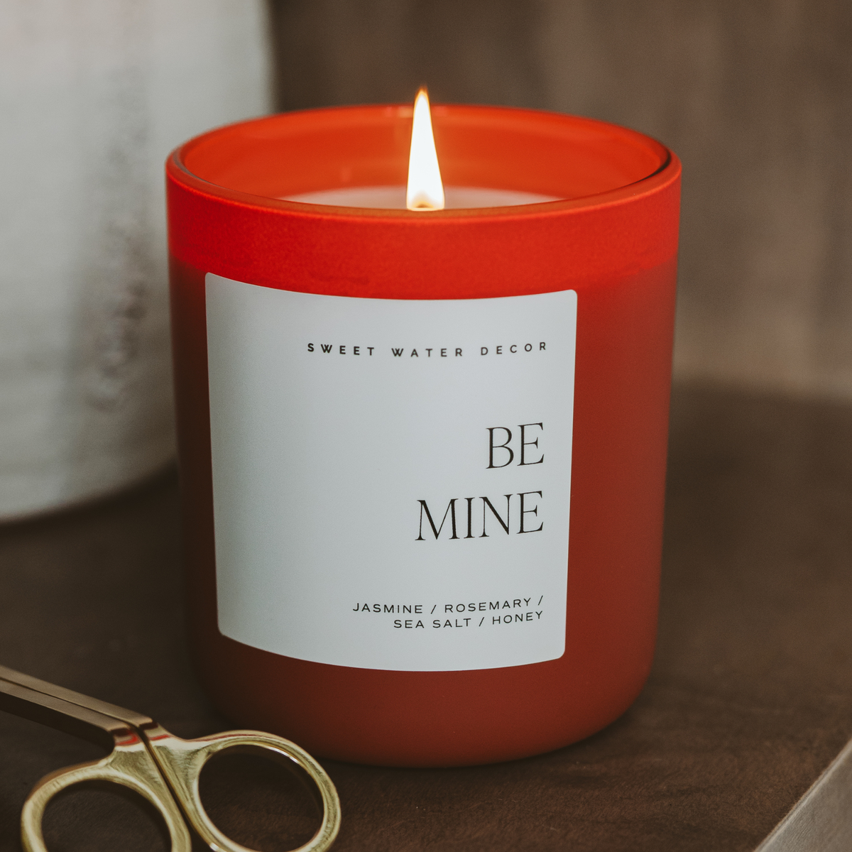 *Be Mine 15 oz Soy Candle, Matte Jar - Valentine's Day