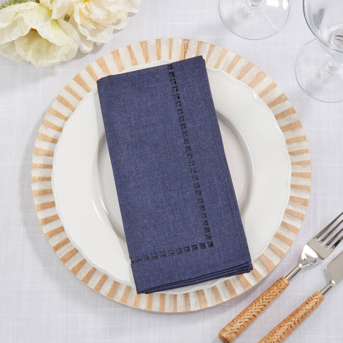 Laser-Cut Hemstitch Napkin