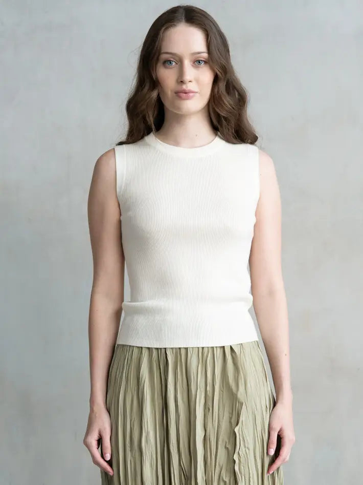 Crew Neck Regular Sweater Vest