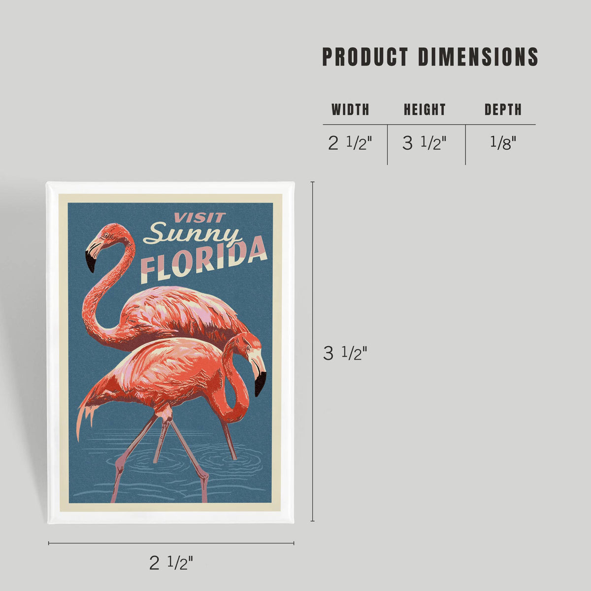 MAGNET Visit Sunny Florida, Flamingo