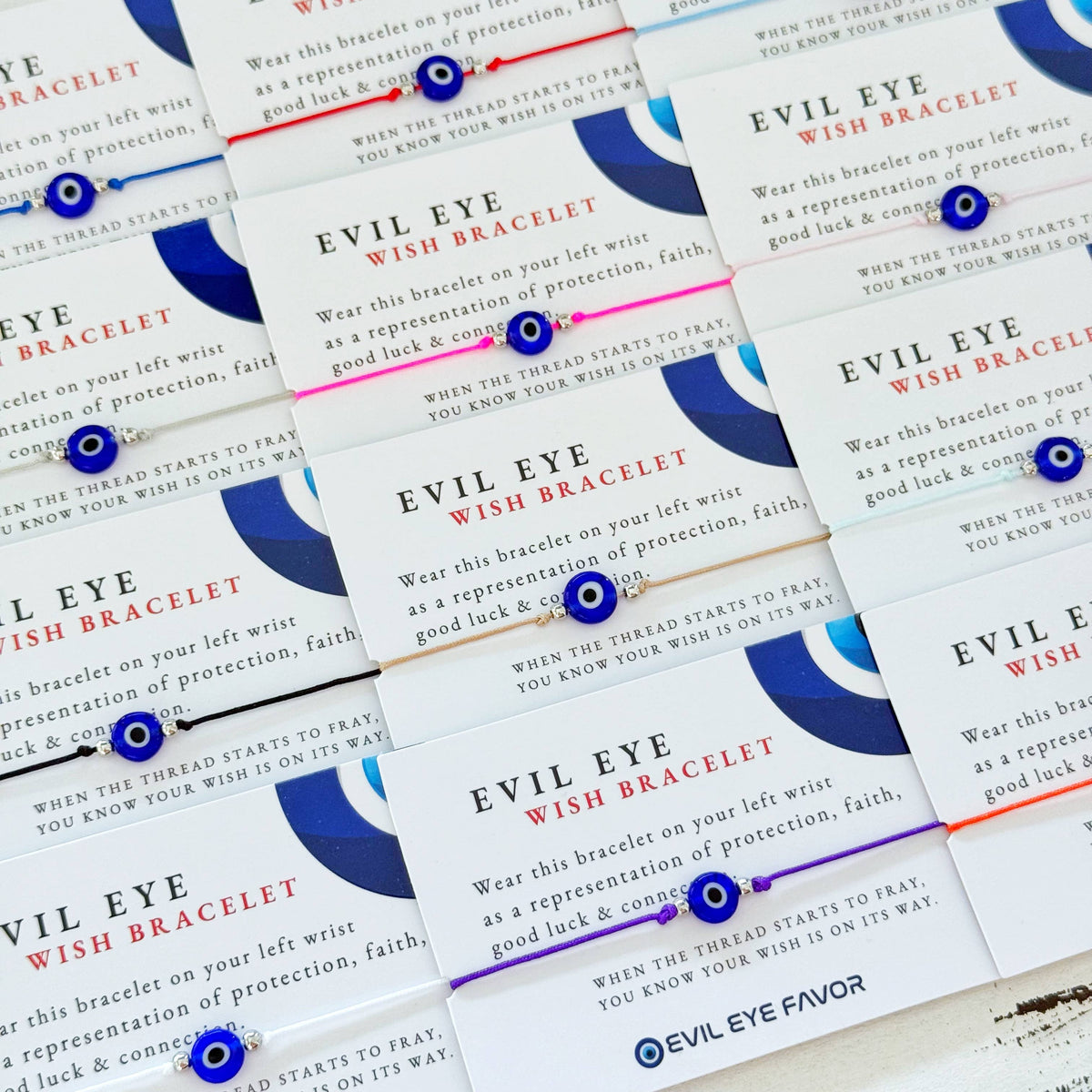 Adjustable Evil Eye Wish Bracelet