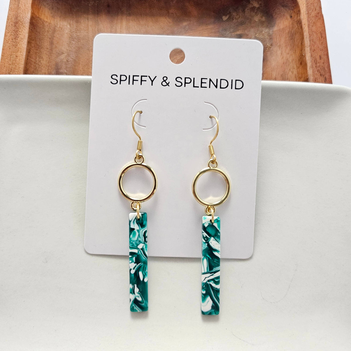 Isabella Earrings - Sea Green // Jewelry, Gifts