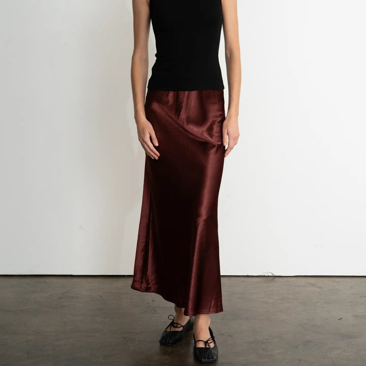 Satin Semi Mermaid Skirt