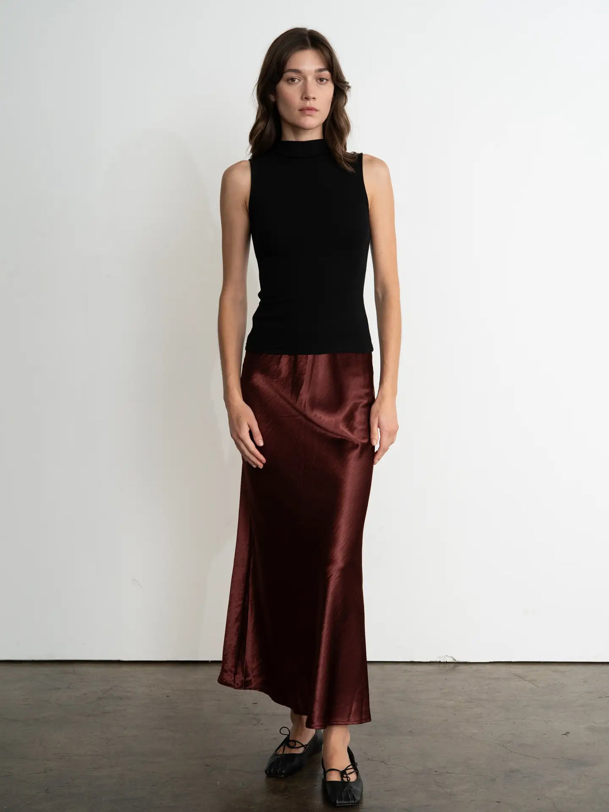 Satin Semi Mermaid Skirt