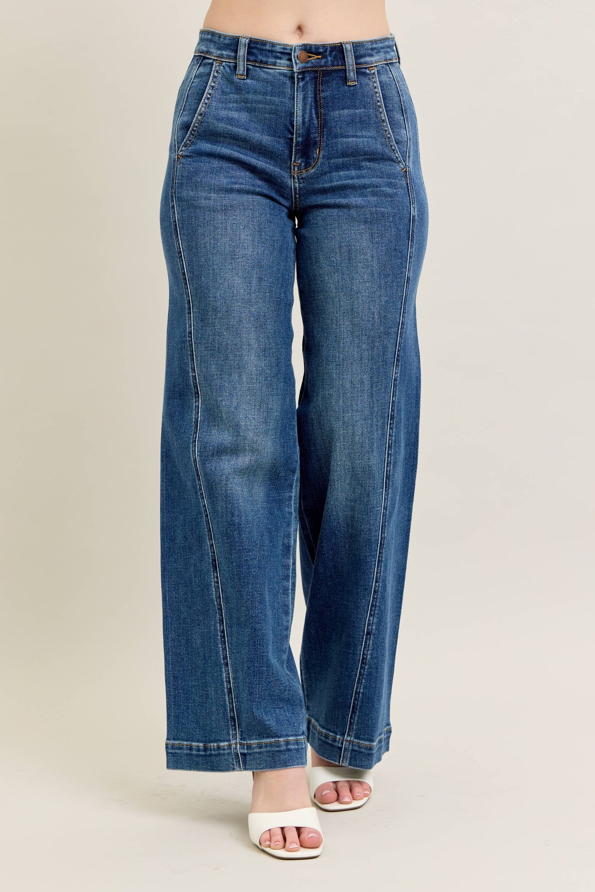 High Waisted Trouser Wide Leg