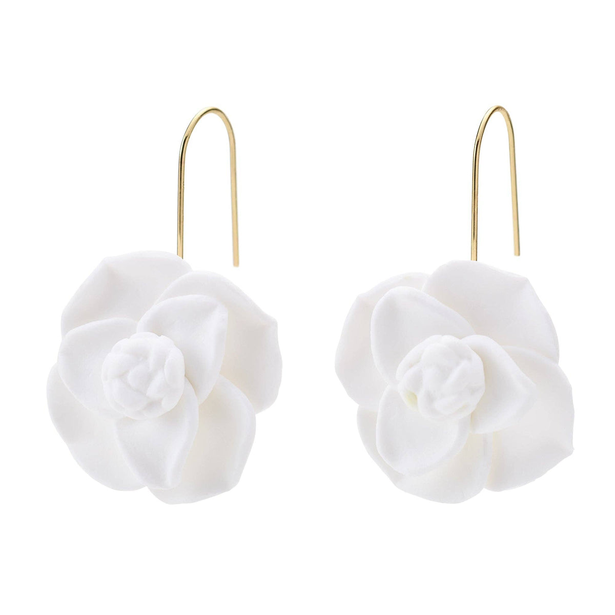 Sahara Clay Flower Earrings