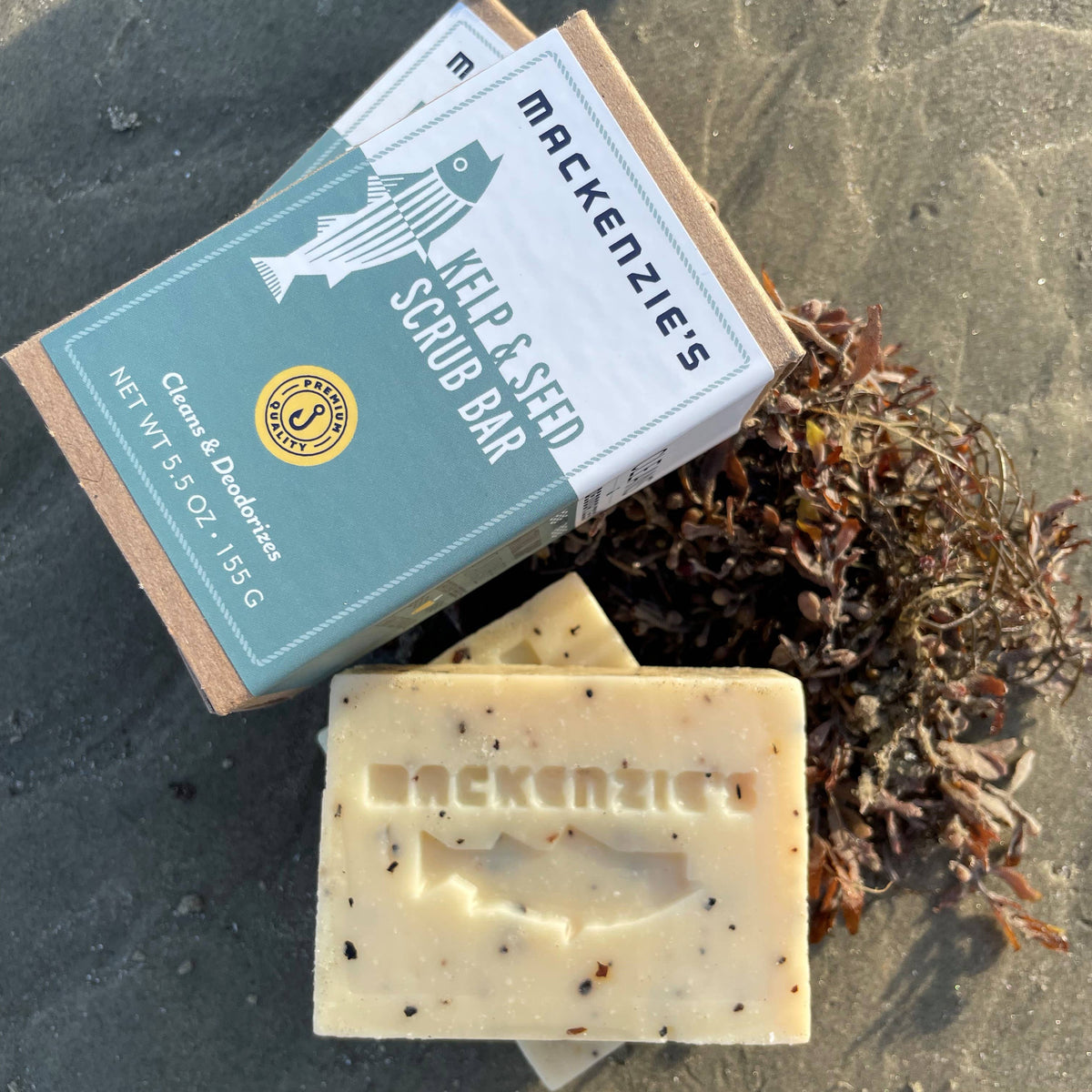 Kelp & Seed Scrub Bar- 5.5 oz (12 qty)