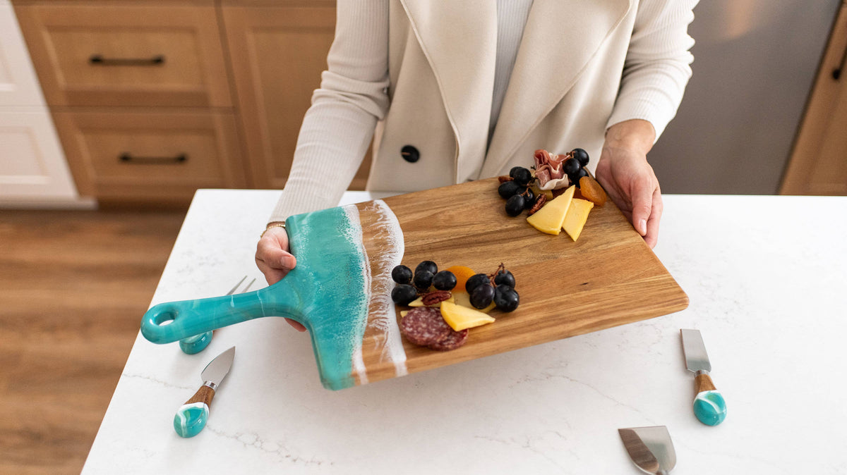 Resin Cheese / Charcuterie Board - Large 10"x20"
