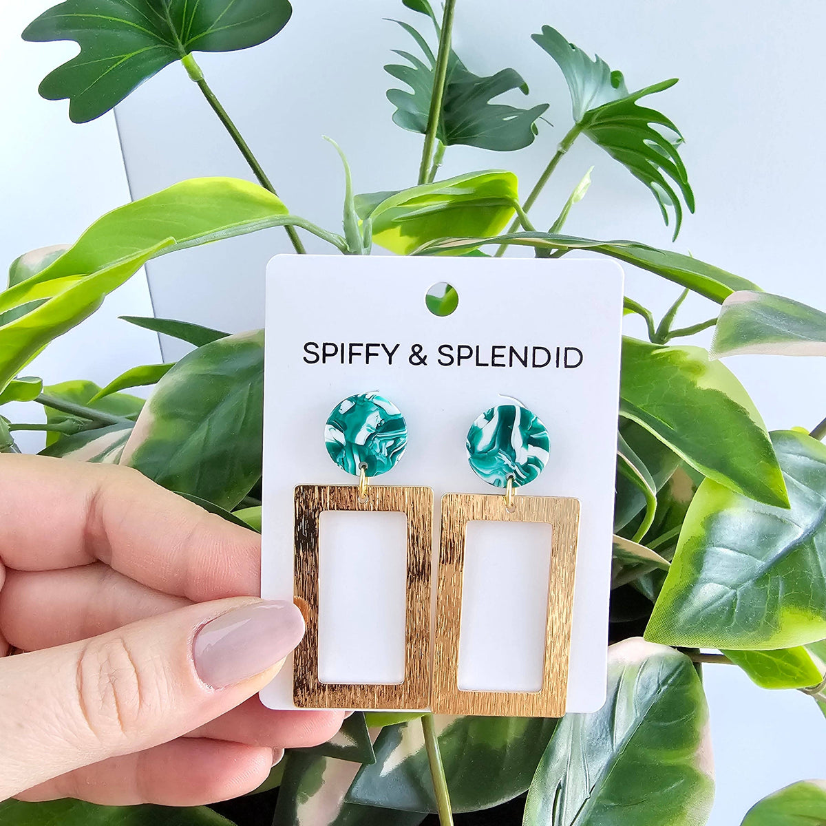 Rebecca Earrings - Sea Green // Jewelry, Gifts