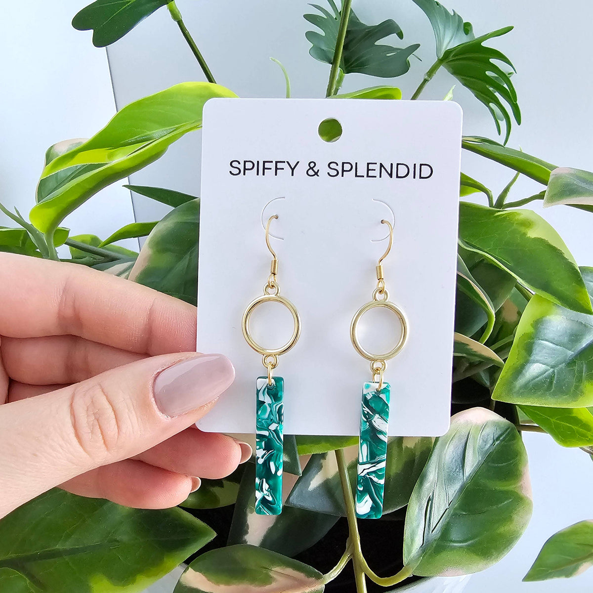 Isabella Earrings - Sea Green // Jewelry, Gifts