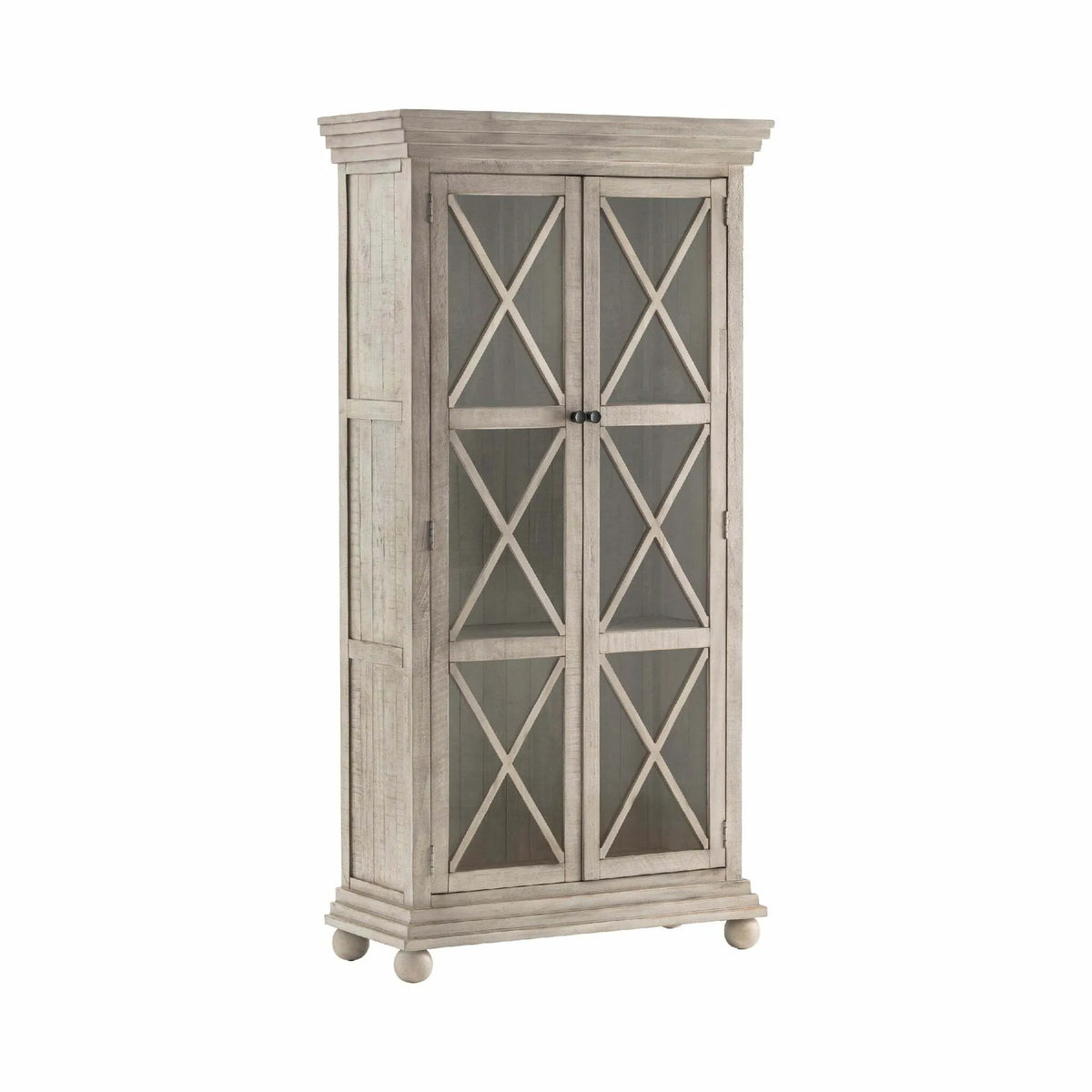 Pembroke Plantation Glass Door Hudson Tall Cabinet