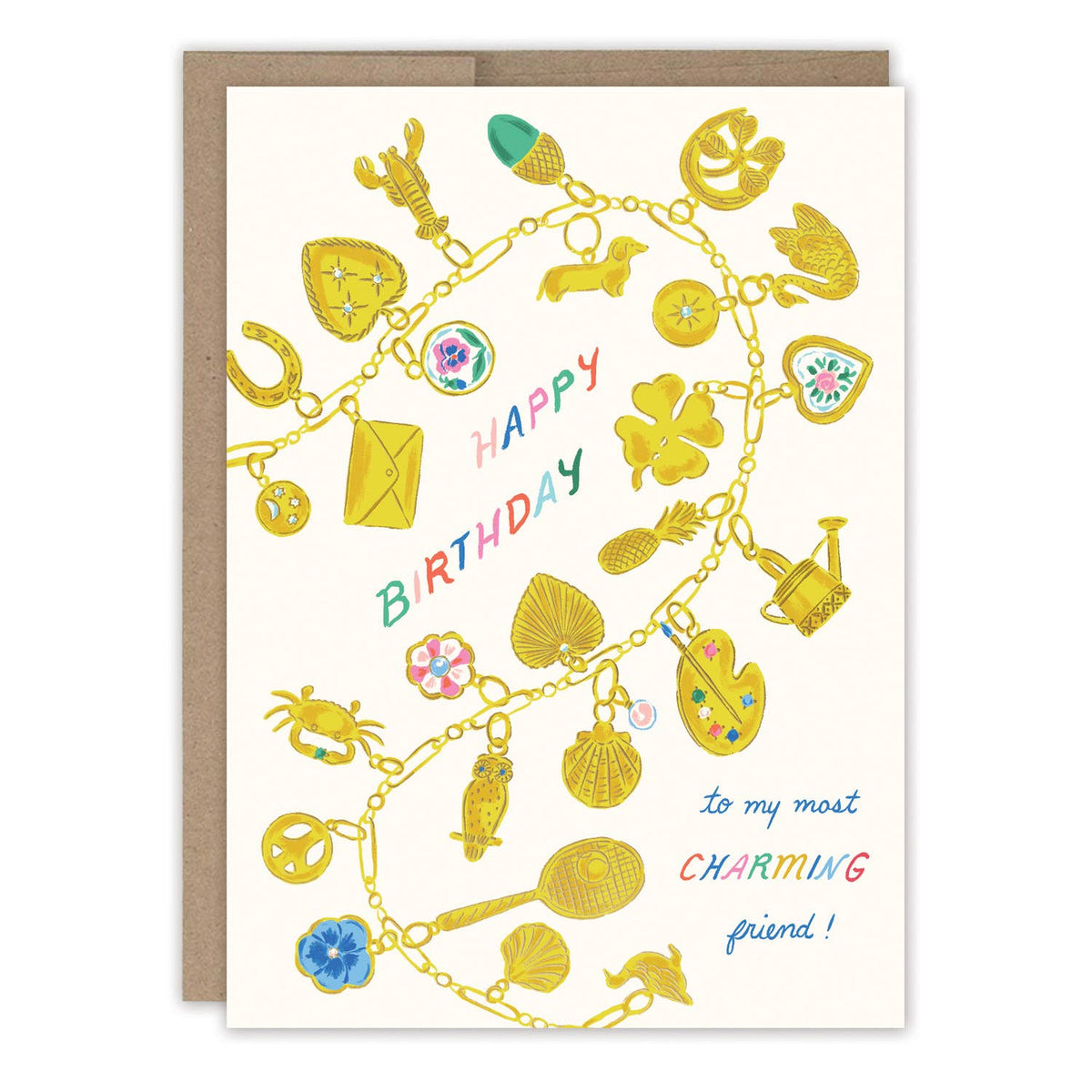 Charm Bracelet Birthday Card