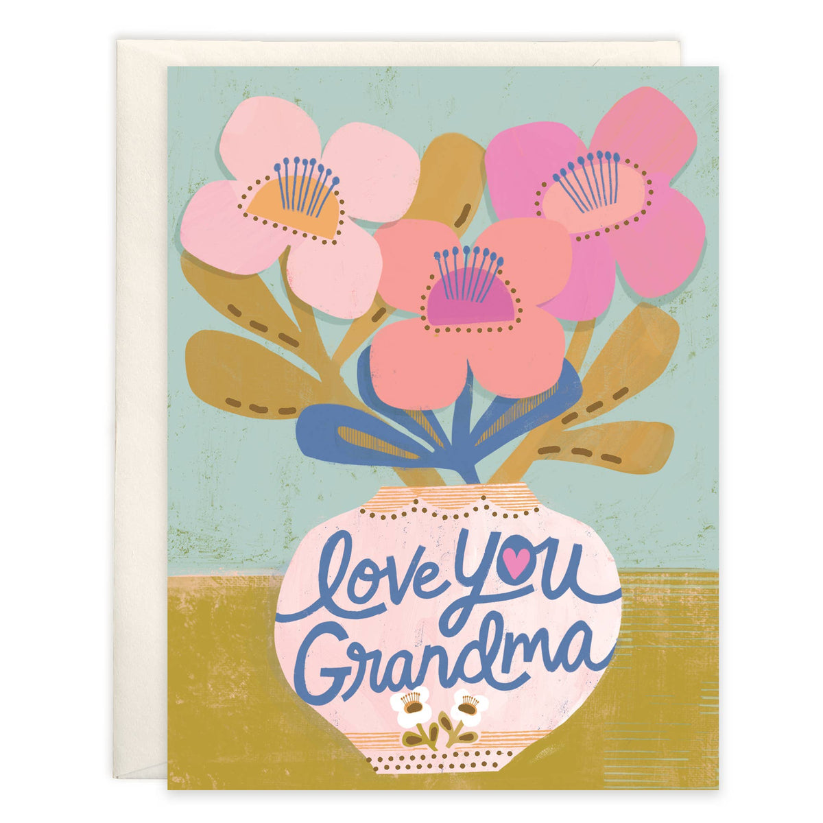Mother's Day Greeting Card - Grandma Flowers