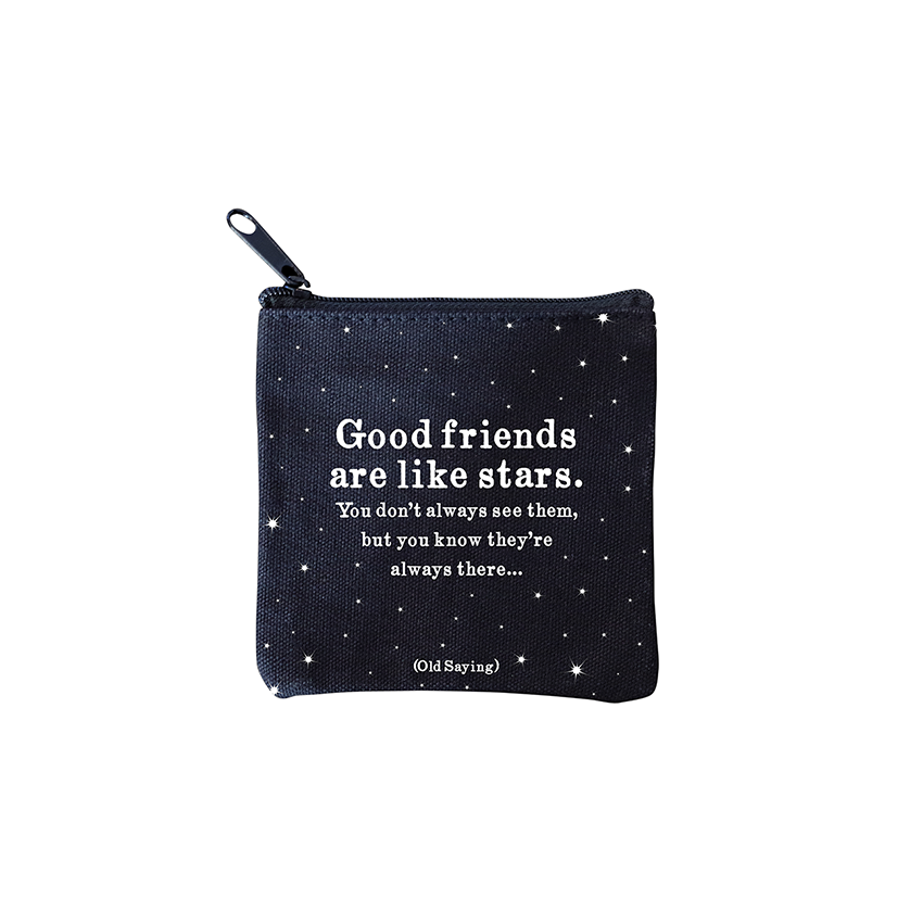 Mini Pouches - MP175- Good Friends Stars (Old Saying)