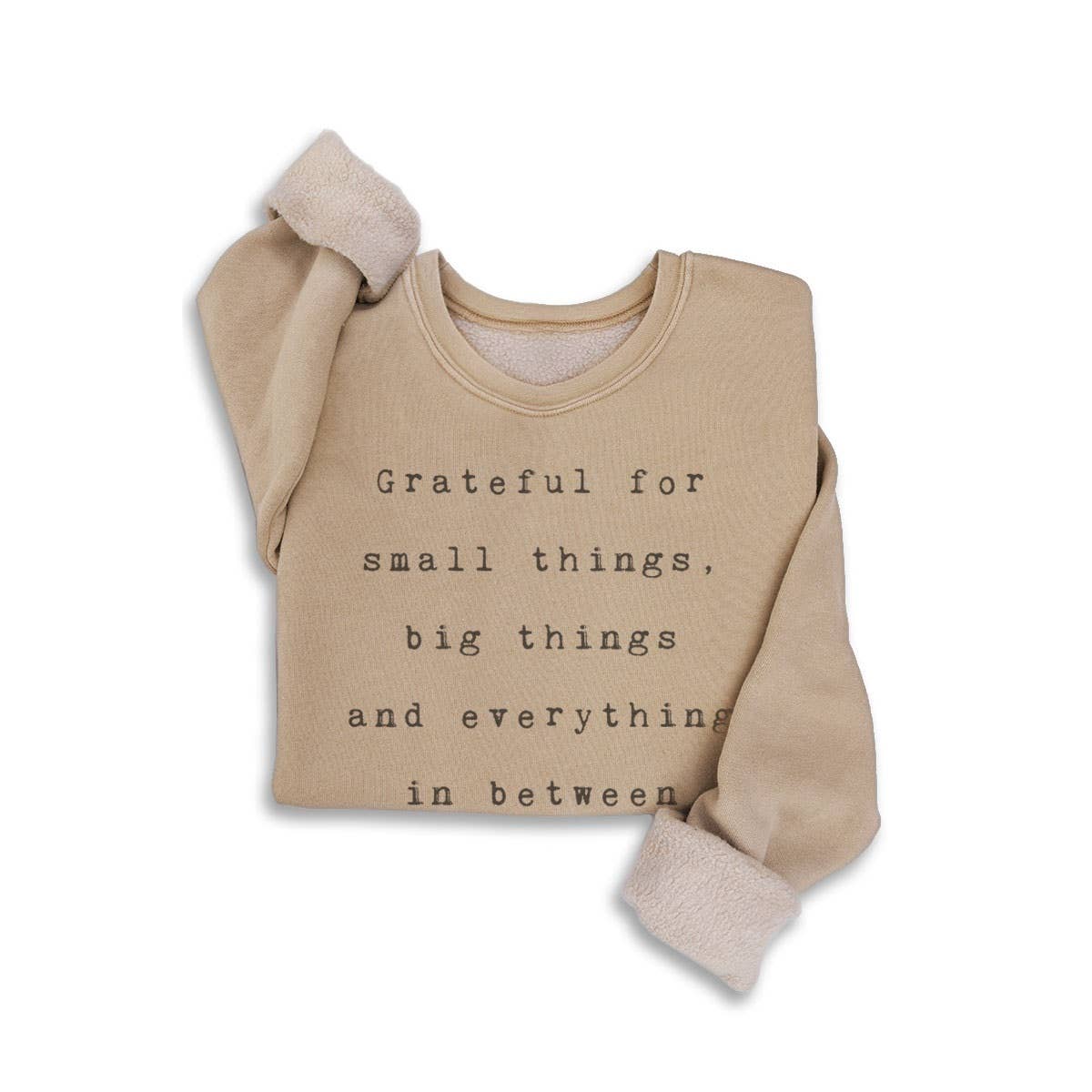 GRATEFUL FOR SMALL THINGS MINERAL SWEATSHIRTS