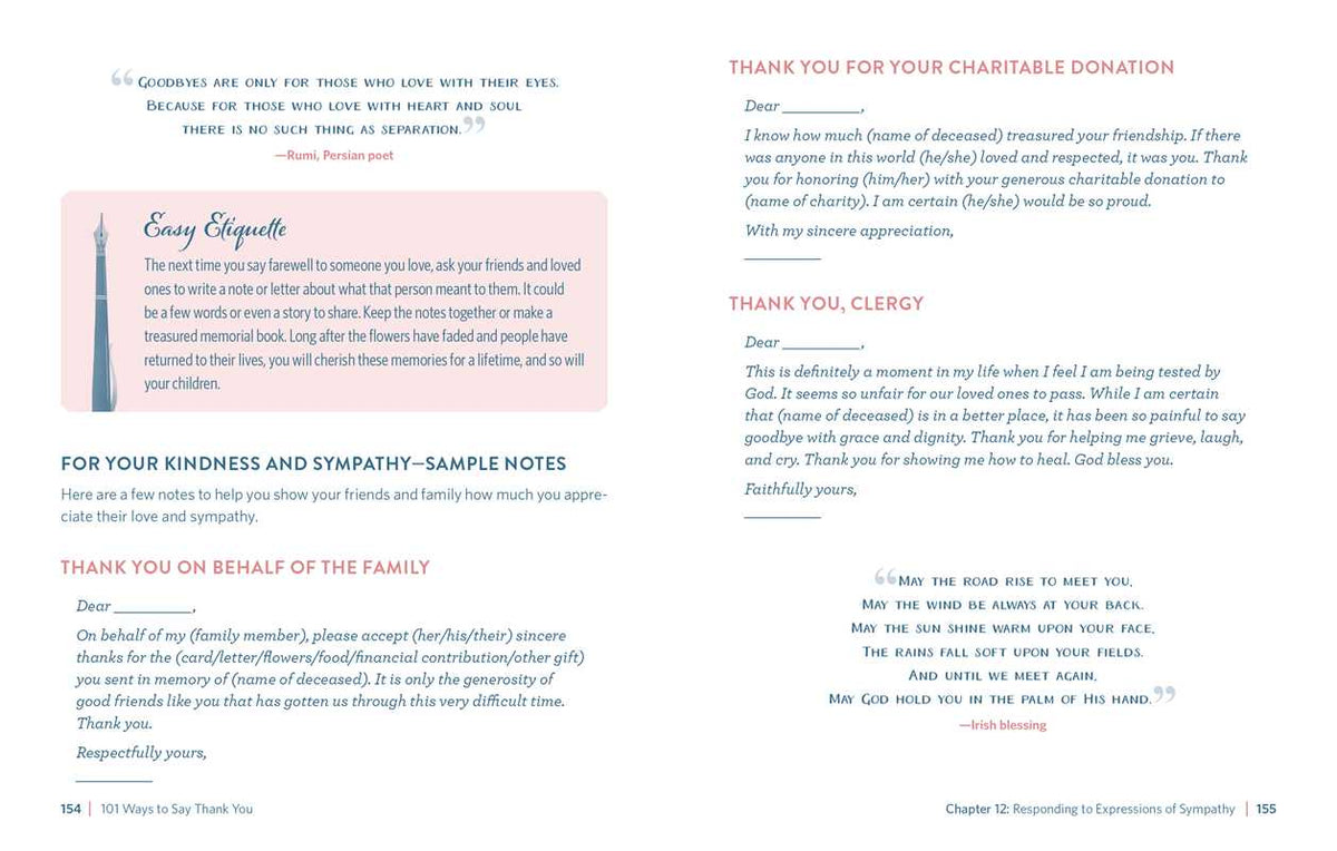 101 Ways to Say Thank You by Kelly Browne