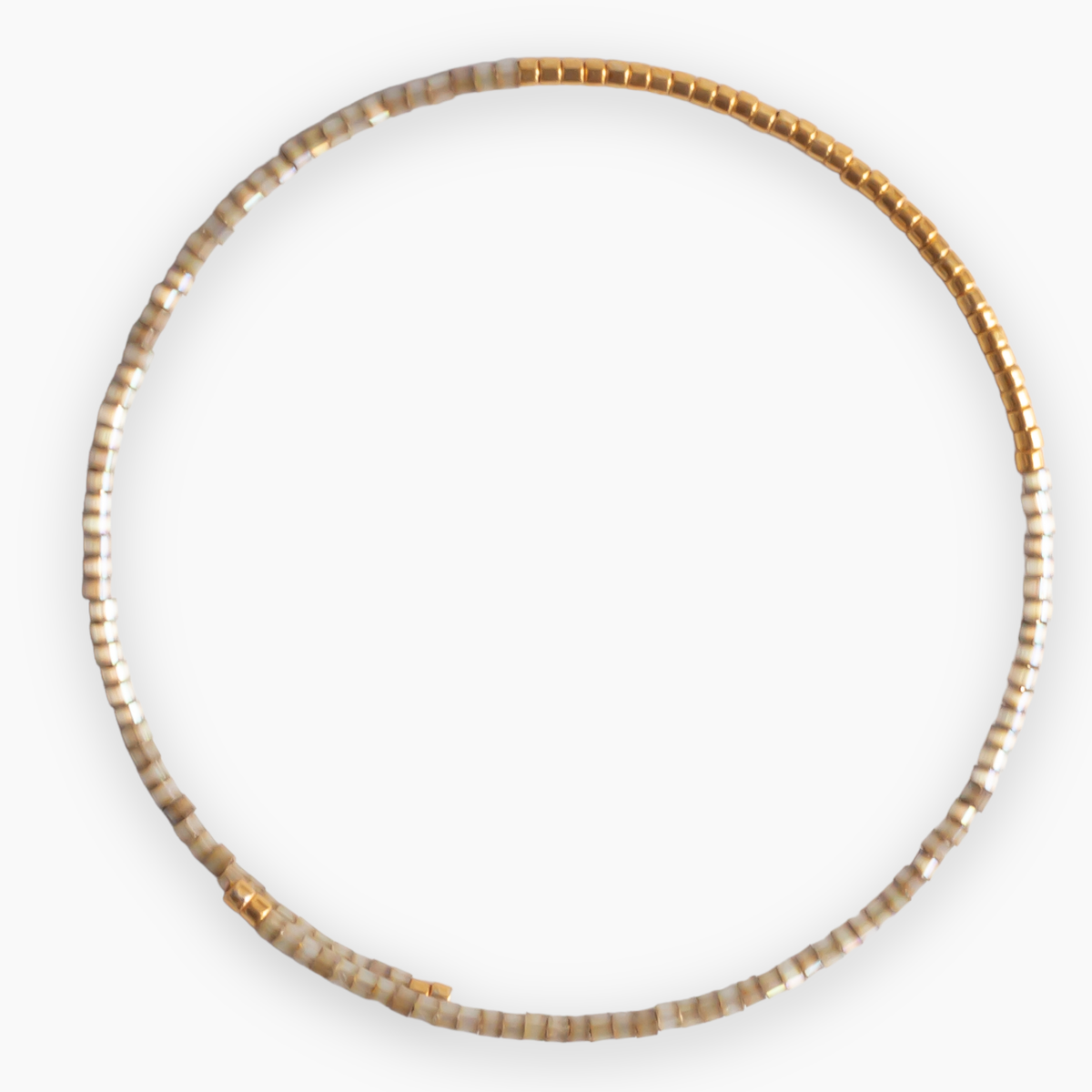 Norah Bangle-Smoky Quartz Beaded Bracelet | Delicate Jewelry