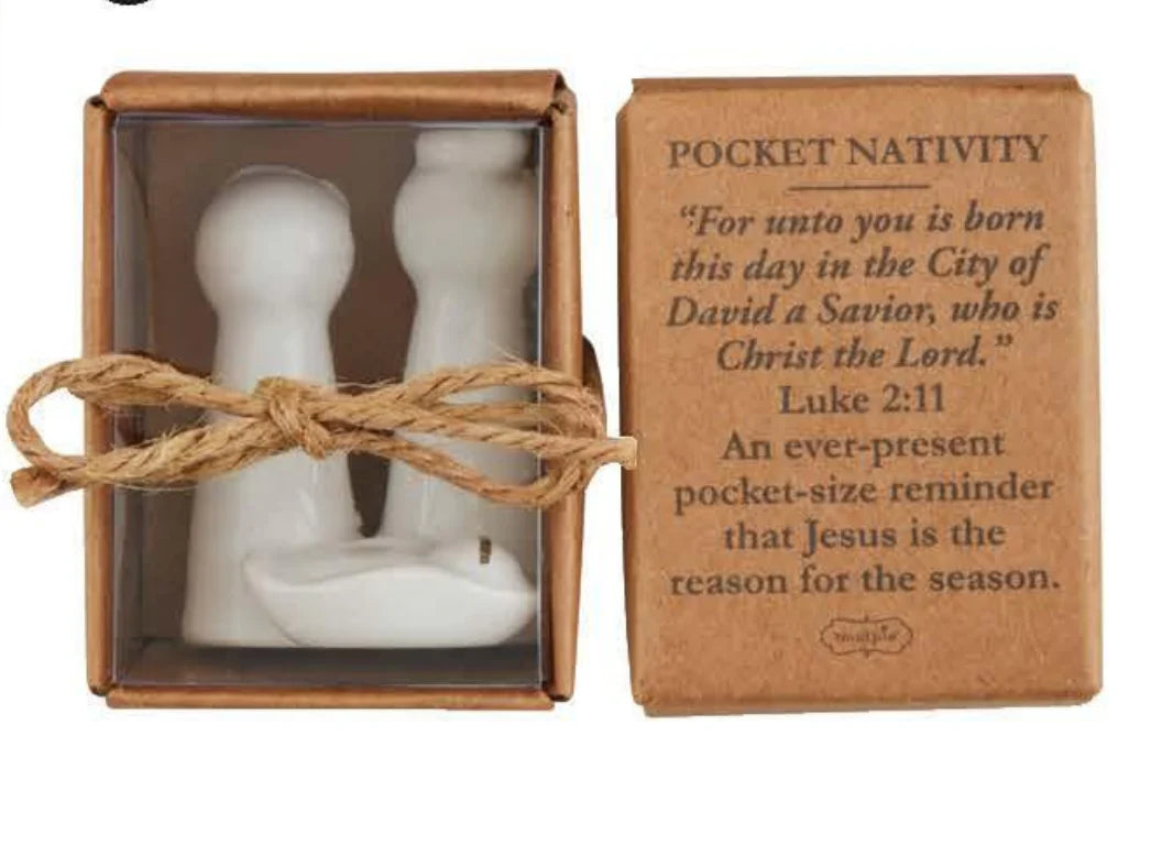 Pocket Sized Nativity Family