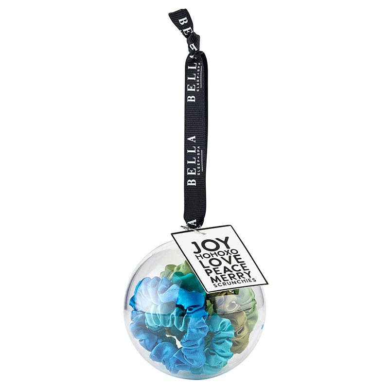 Scrunchie Ornament - Blue Jewels