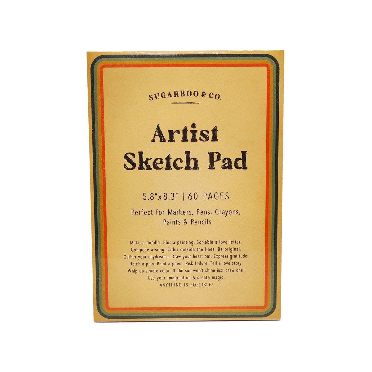 5.8"x8.3" Artist Sketch Pad