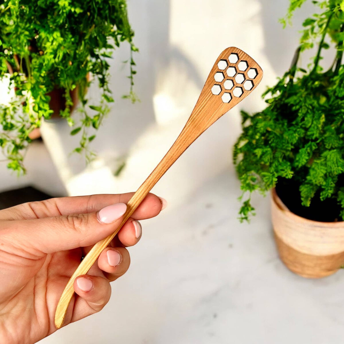 Bamboo Honey Dipper Spoon | Fall Bestseller