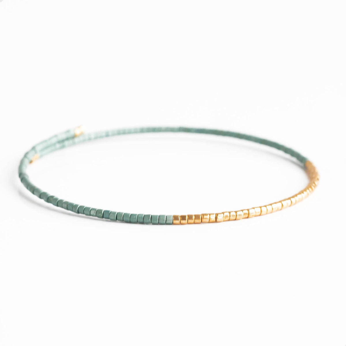 Norah Bangle-Turquoise | Beaded Bracelet | Delicate Jewelry