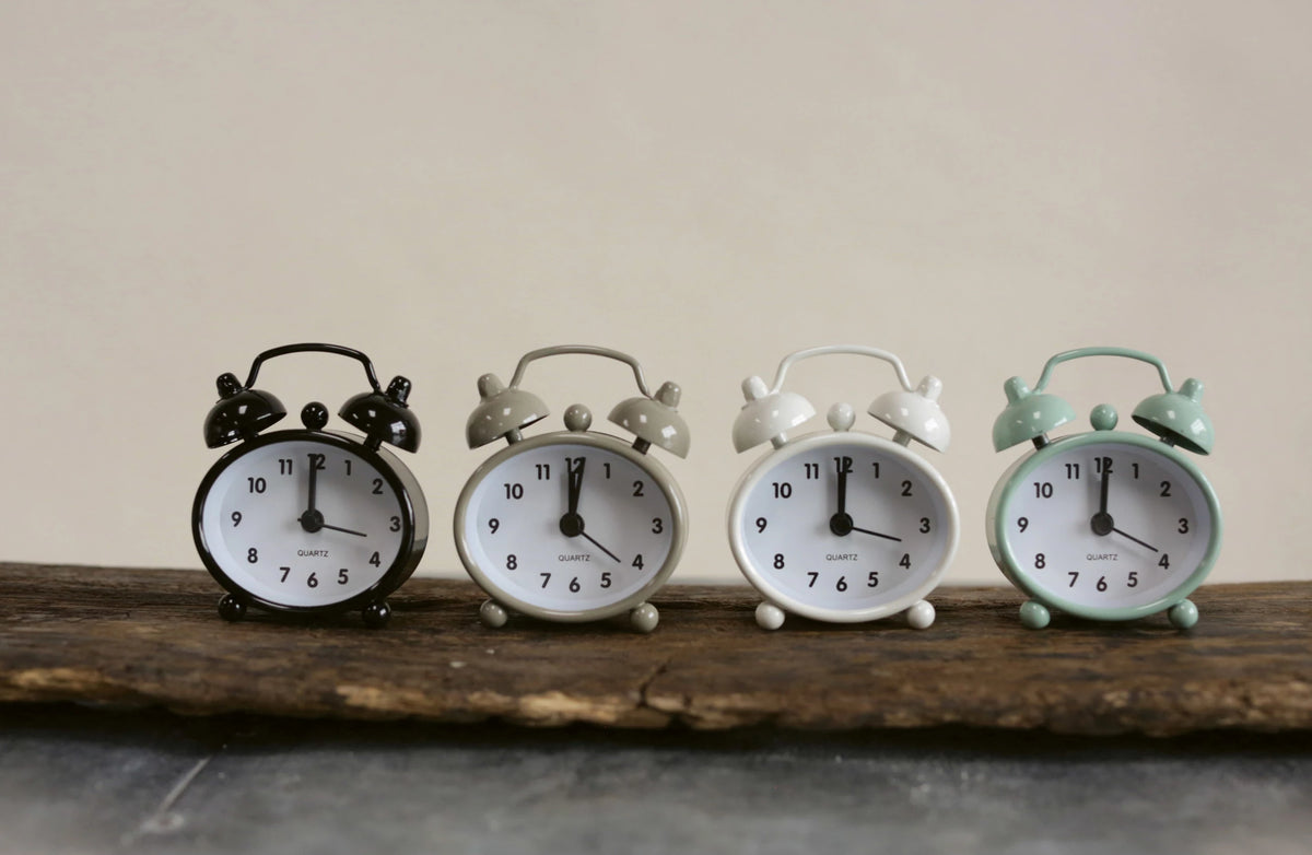 Metal Alarm Clock - 4 Colors