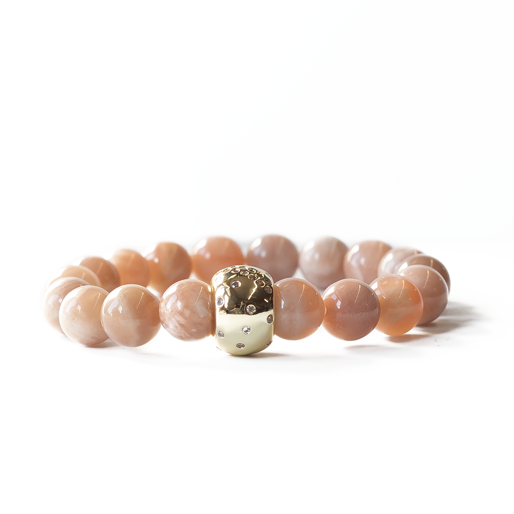 Gemstone Bracelet-10mm-Sunstone