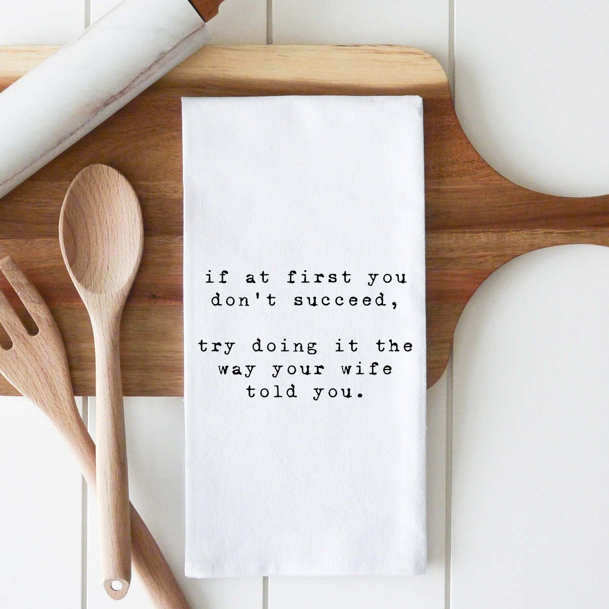 Succeed Tea Towel