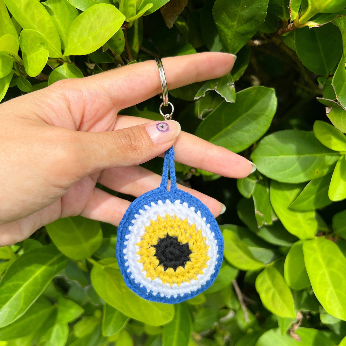 Macrame Keychain, Handmade Keychain, Bohemian Keychain