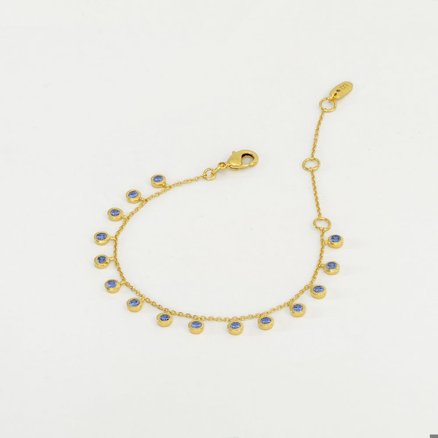ORSAY CHARM BRACELET - Gold/Midnight Blue