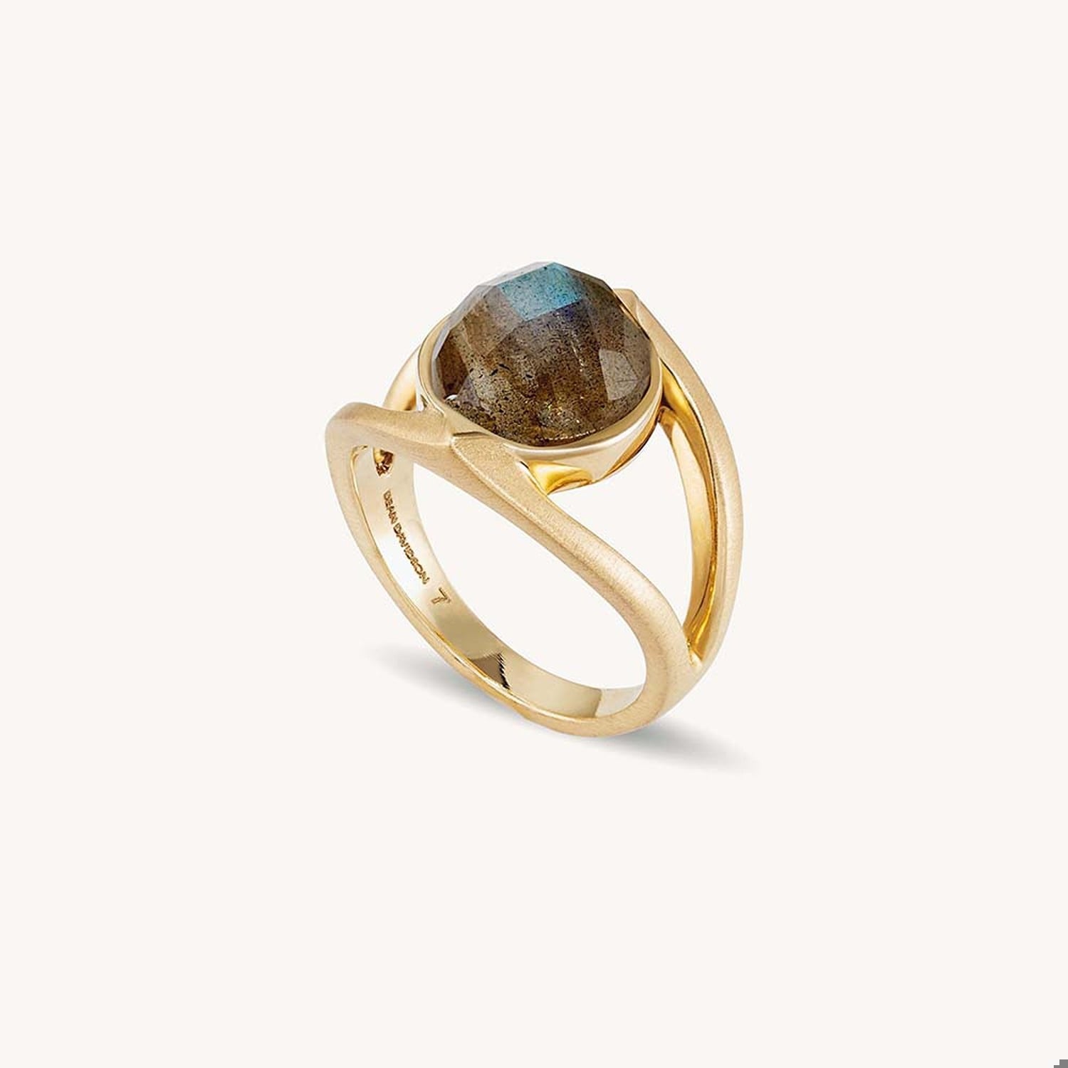 Mini Galleria Ring - Labradorite - Size 9