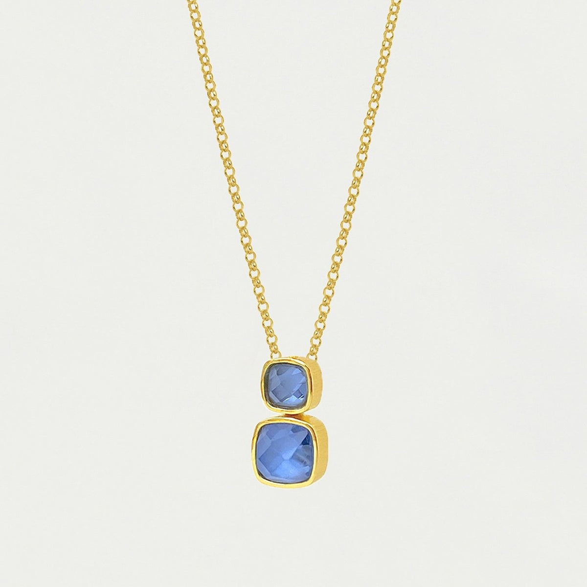 Monterey Pendant Necklace - Gold - Iridescent Midn