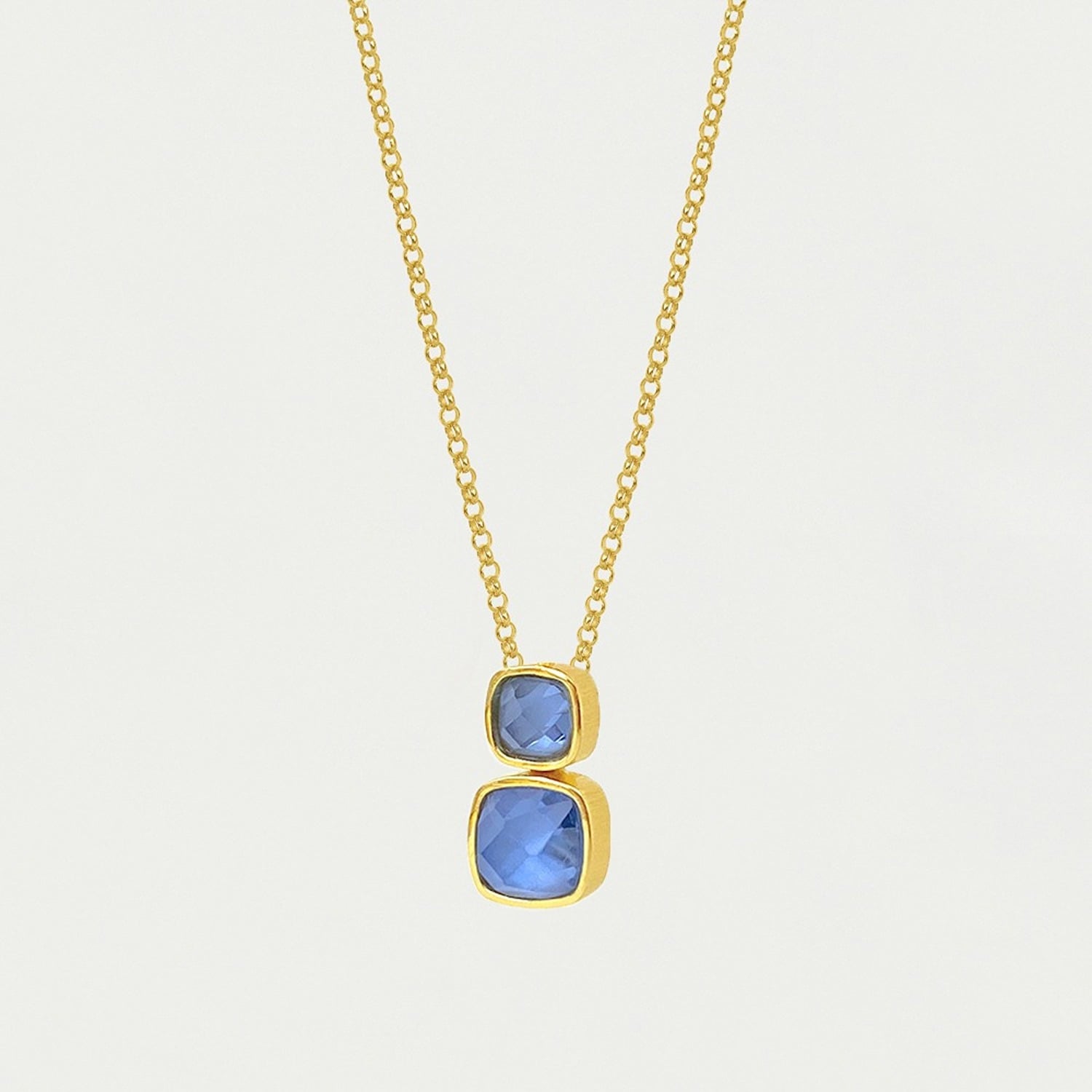 Monterey Pendant Necklace - Gold - Iridescent Midn