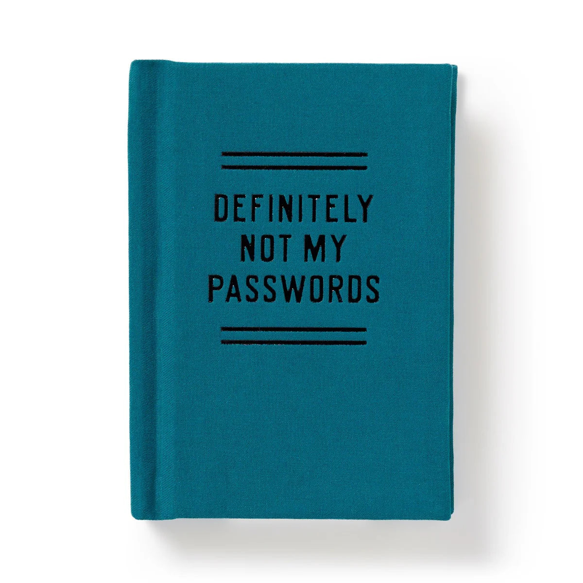 "Definitely Not My Passwords" Password Diary