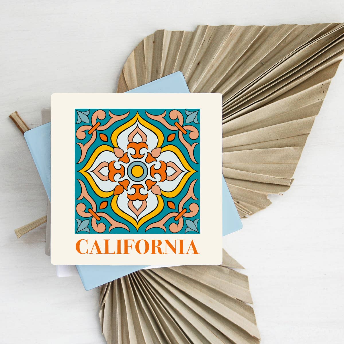 Vintage Tile Tarpon Soring Coaster
