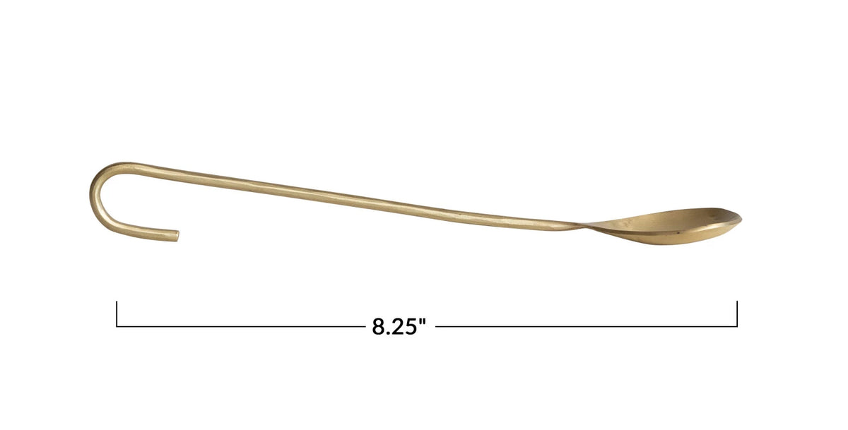 Hand-Forged Brass Jar Spoon