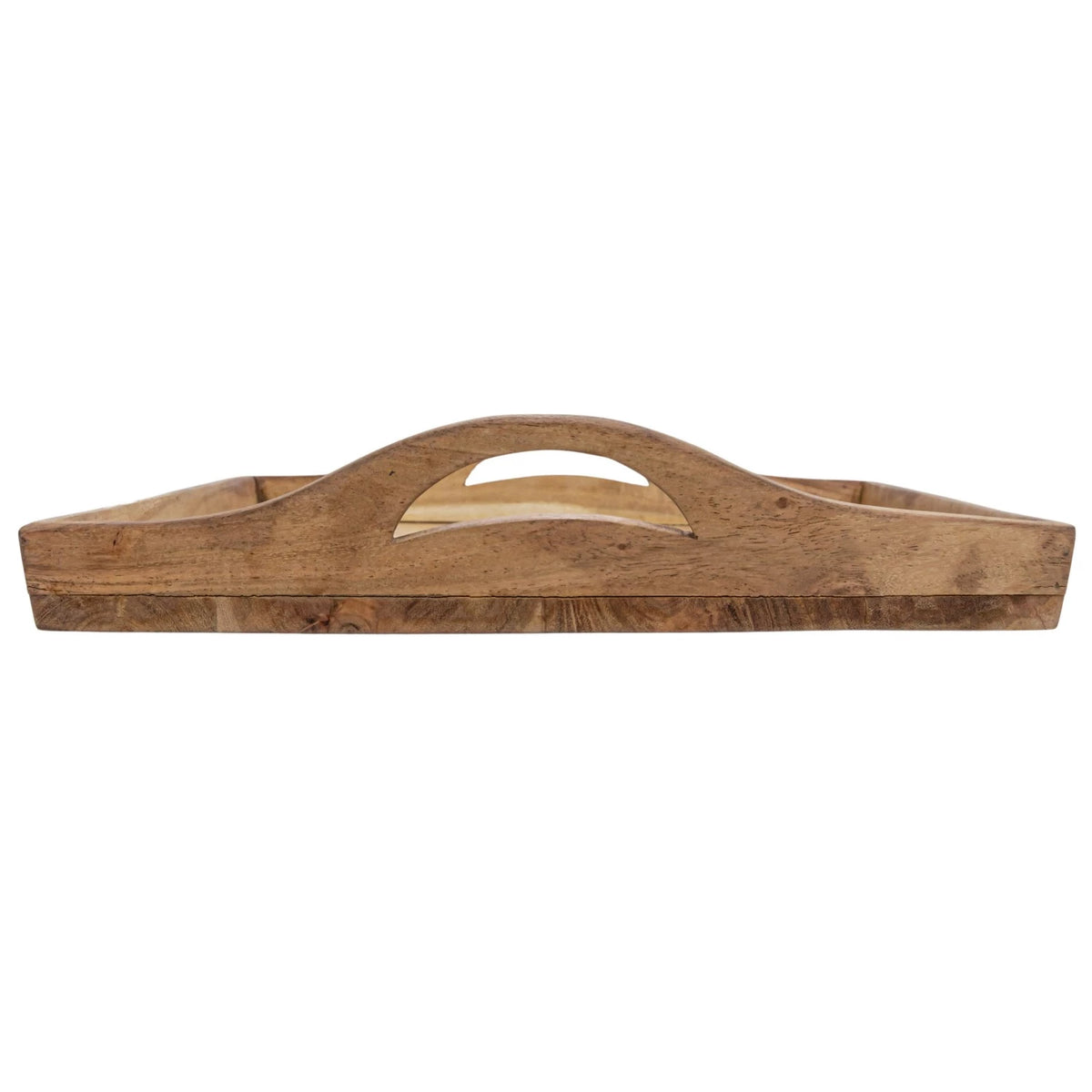 Rectangular Acacia Wood Tray with Handles - 3 Sizes