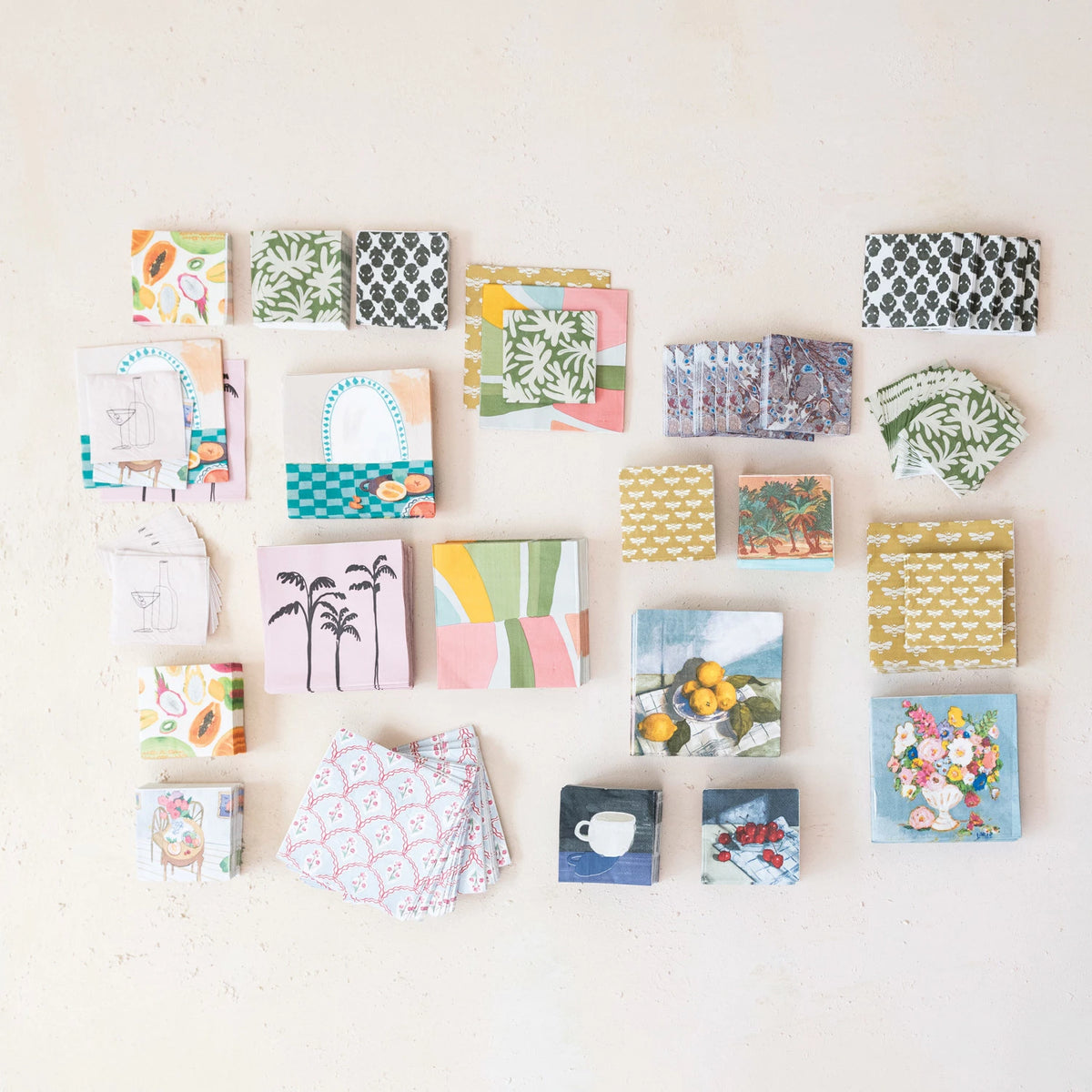 Bee Pattern 50 Piece Paper Napkins