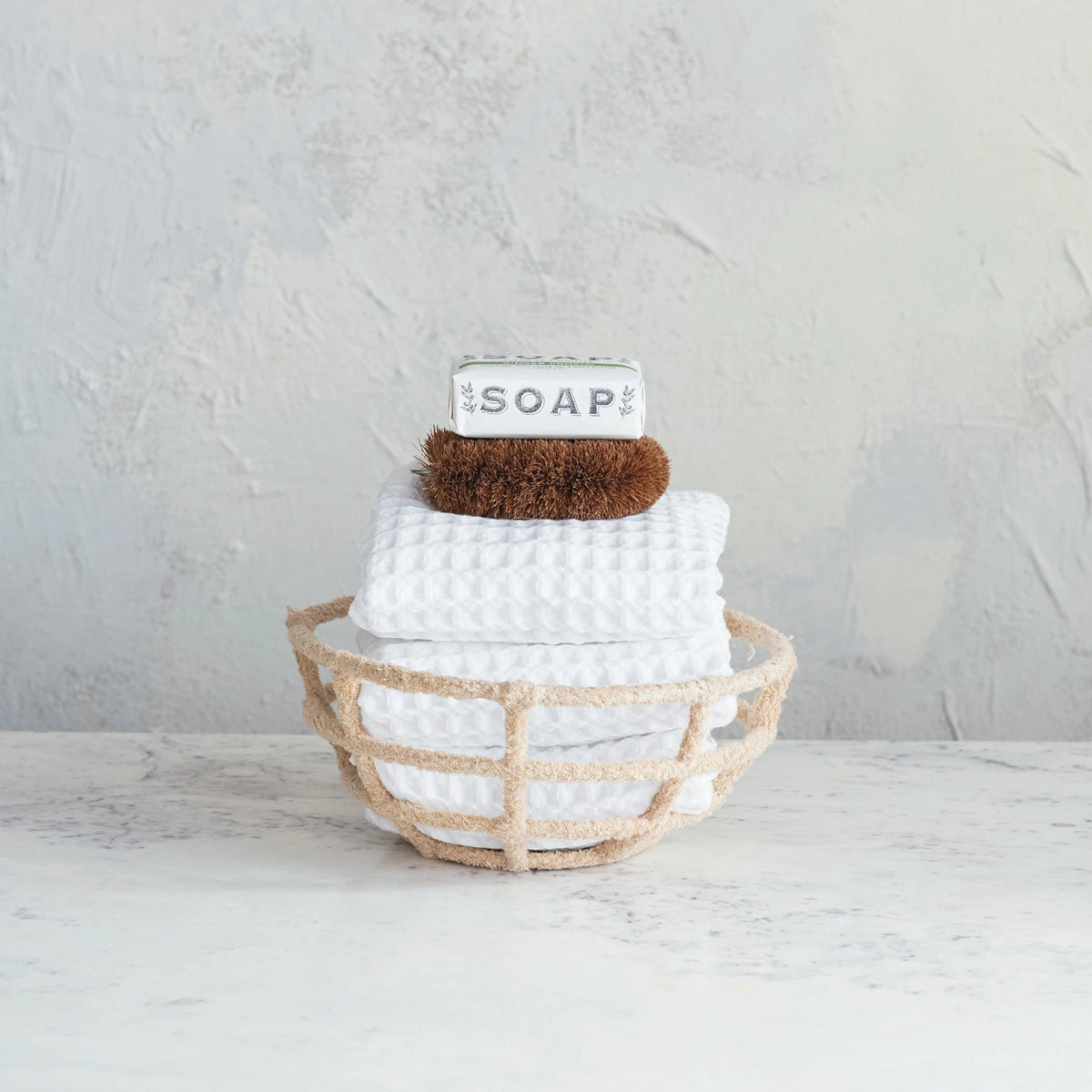 Terry Cloth Wrapped Decorative Bowl