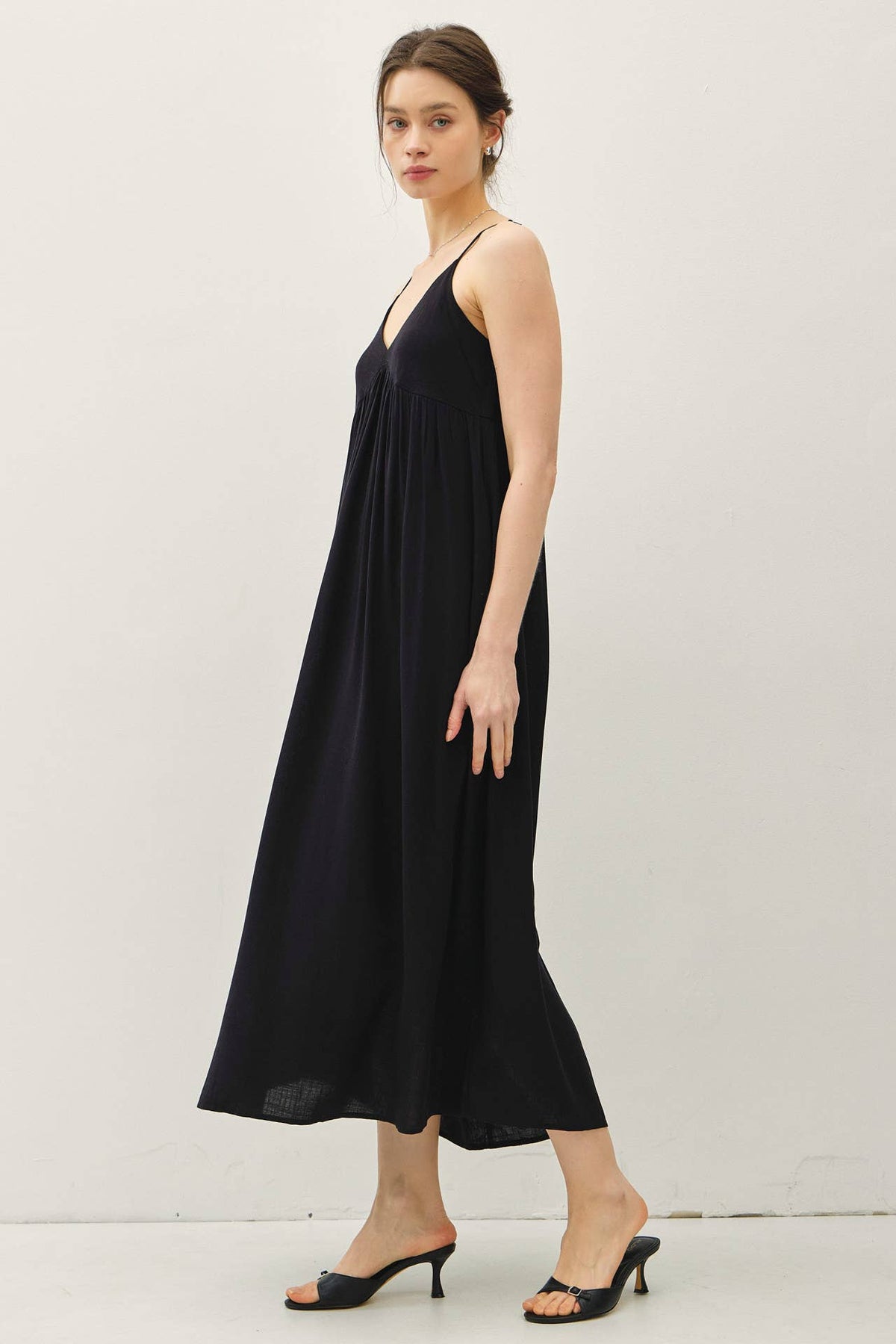 BREEZY BABY DOLL MAXI DRESS