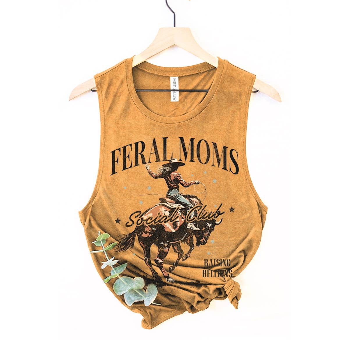 FERAL MOMS SOCIAL CLUB MINERAL GRAPHIC TANK TOP