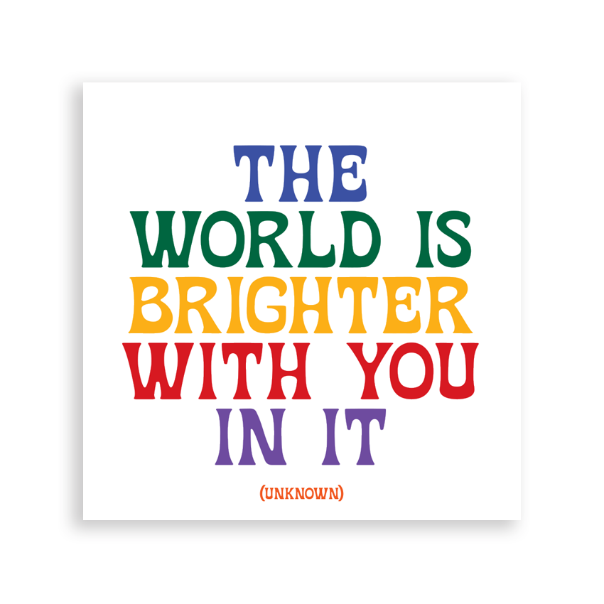 Magnets - MD342 - The World Is Brighter With You (Unknown)