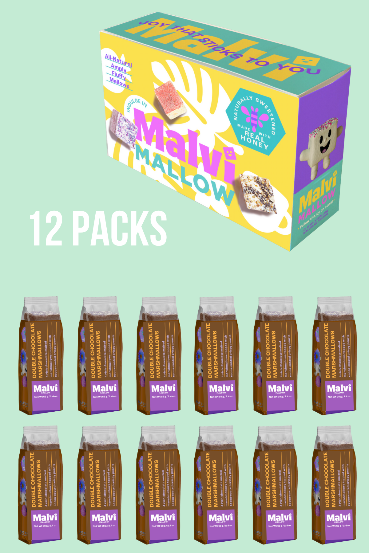 Double Chocolate 4-Pack Marshmallows