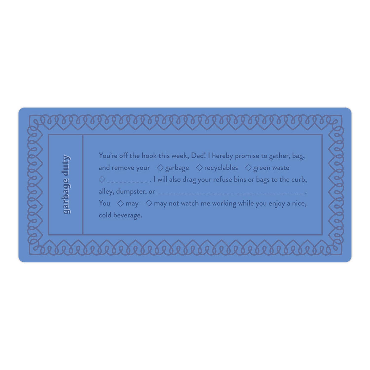 Fill in the Love® Dad Vouchers