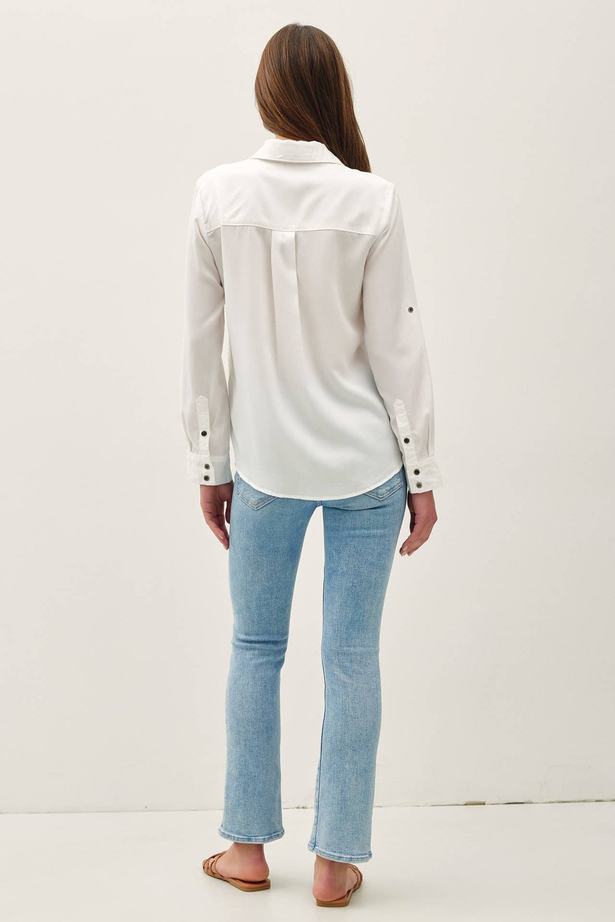 TENCEL ROLLED CUFF SHIRTS