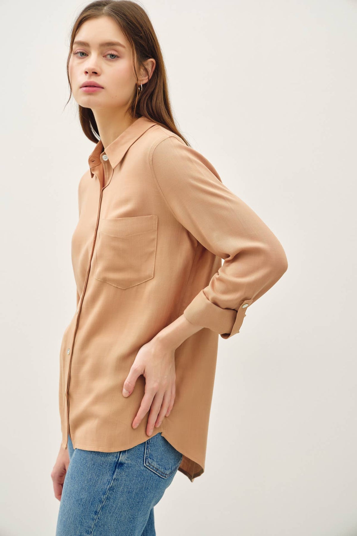 SPRING BUTTON DOWN SHIRT