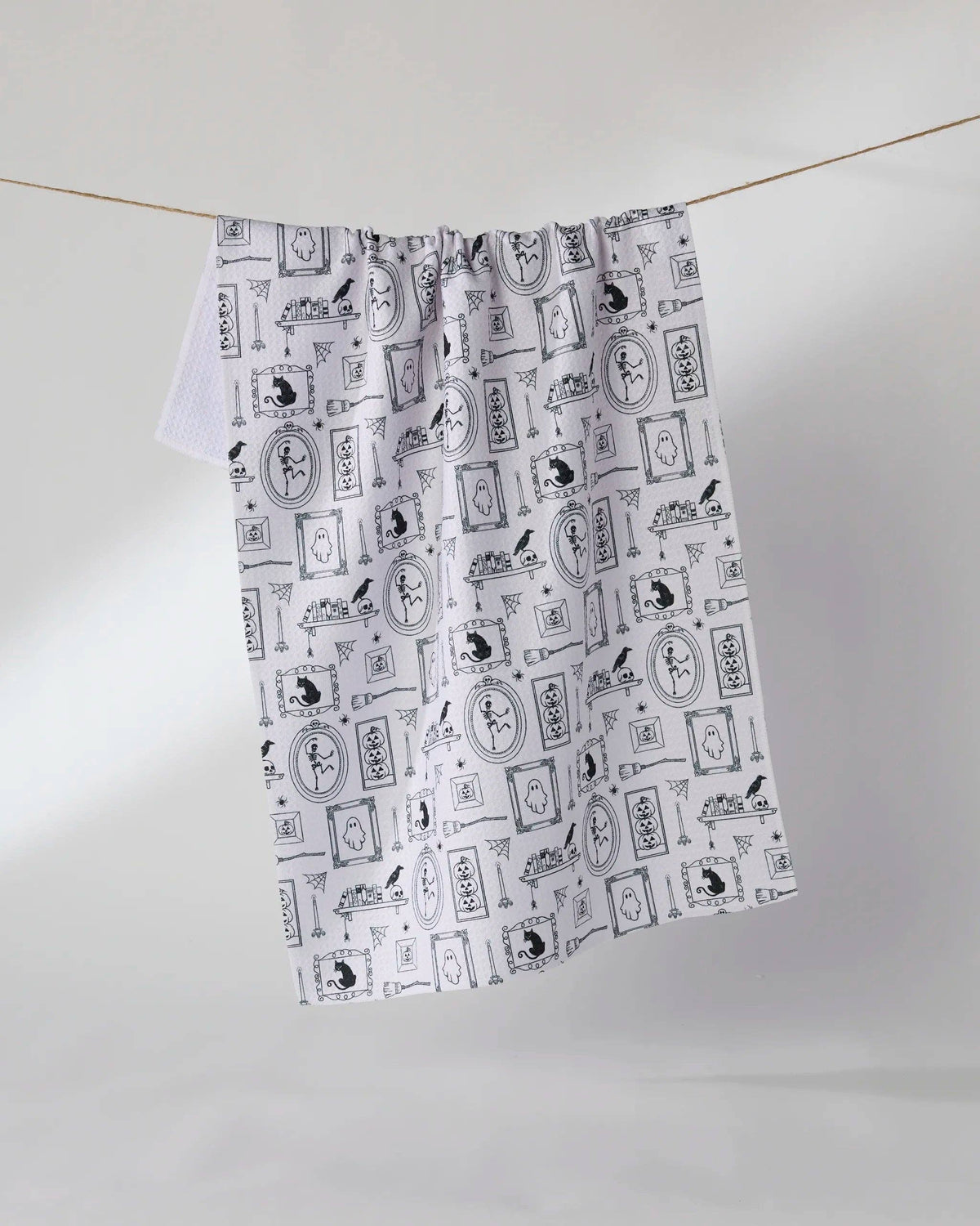 Haunted Gallery Tea Towel - Halloween 2026