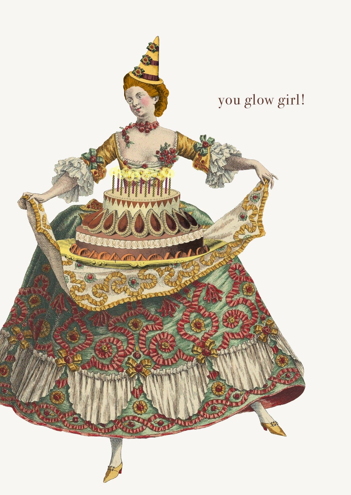 You Glow Girl • 5x7 Greeting Card
