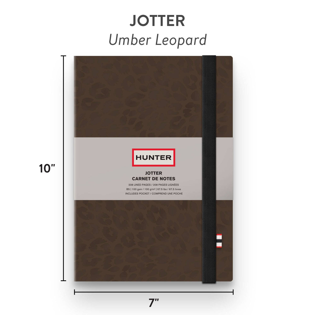 NEW Hunter Umber Leopard Jotter